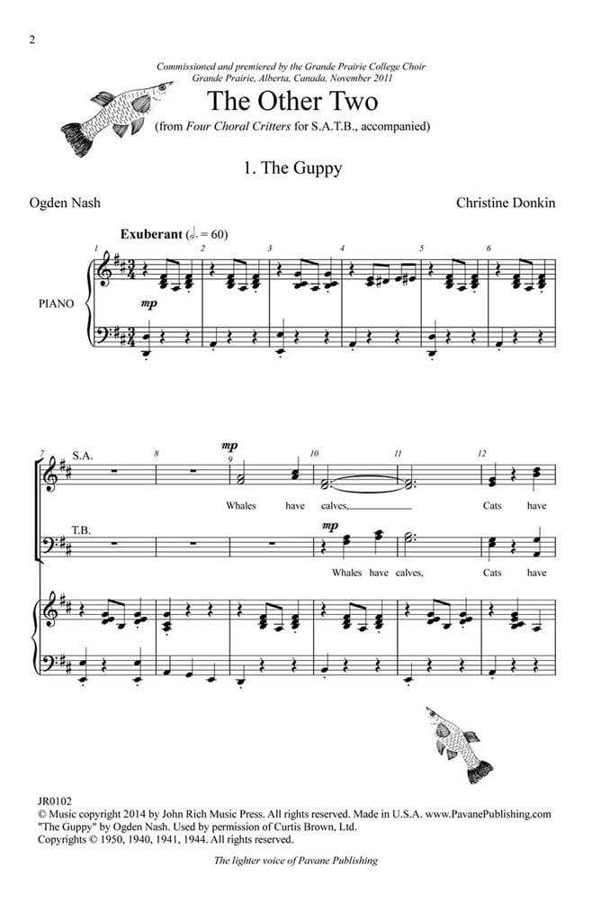Four Choral Critters - The Other Two